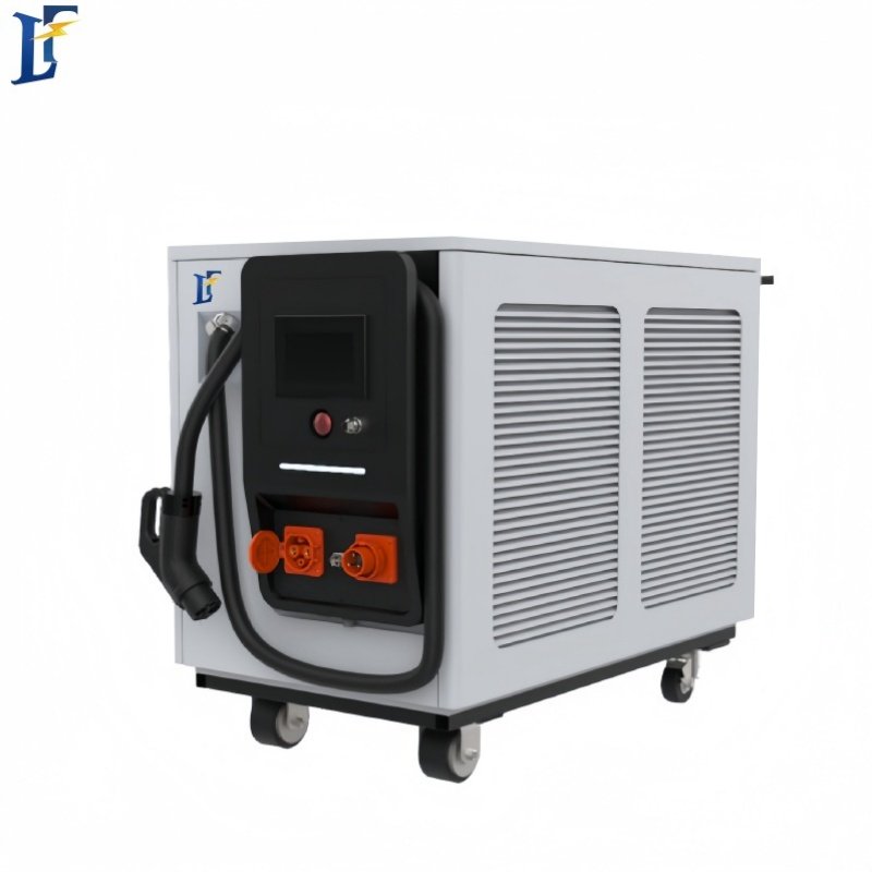 Portable 60KW DC Fast EV charger with 65KWh ESS