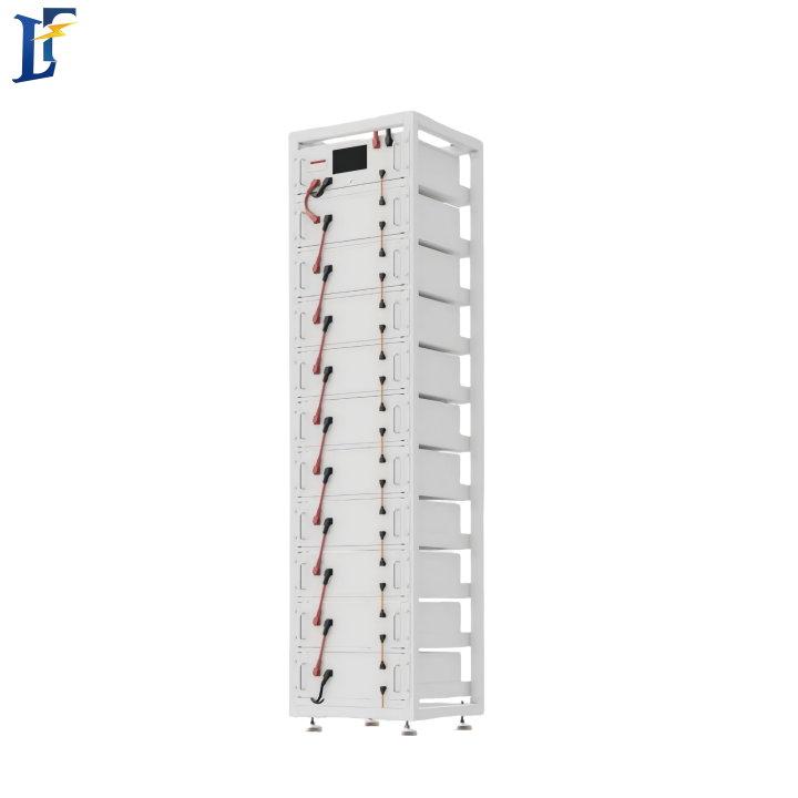 51.2kWh 480V (512V) LiFePO4 High Voltage Modular Battery Rack for Solar & Commercial Energy Storage 10 years warranty