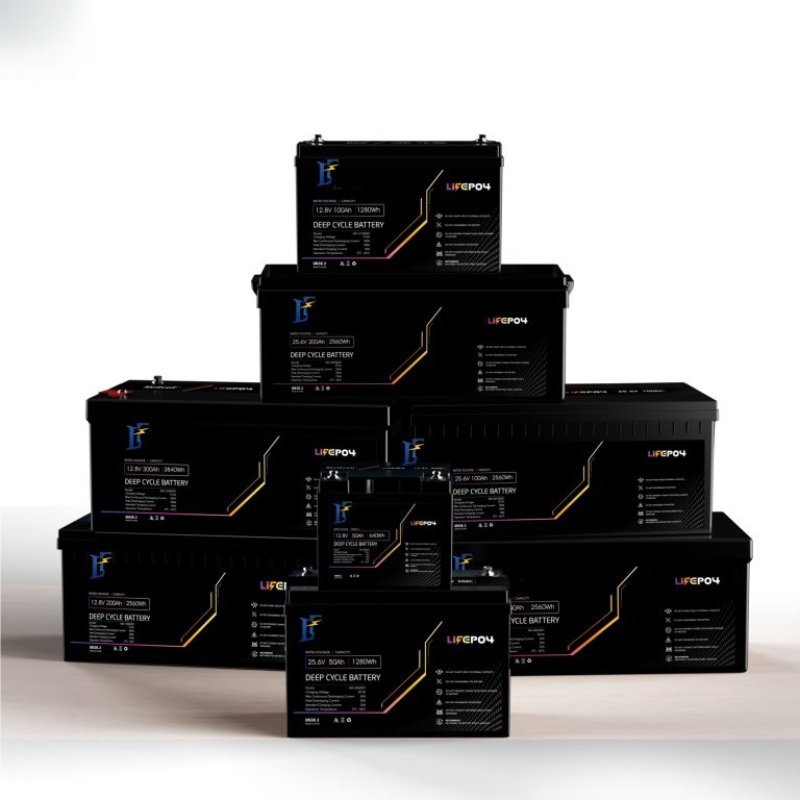 front side of different voltage and capacity of lithium battery